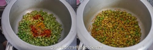 beans poriyal step by step