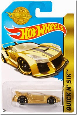 Golden Car Hot Wheels