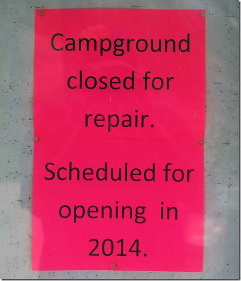 Closed Campground