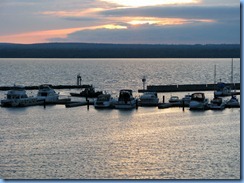 2764 Wisconsin US-2 East - Ashland - Best Western Hotel Chequamegon - sunset over Lake Superior  we can see from our room
