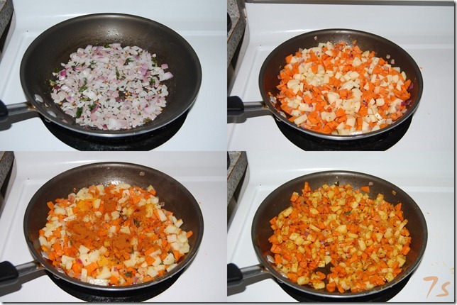 Carrot potato process