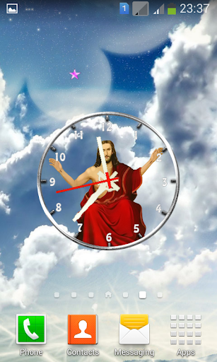 【免費娛樂App】Jesus Analog Clock-APP點子