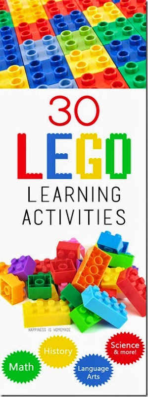 Homeschooling with Legos - 30 learning activities for math, history, science, language arts and more! Homeschooling with Legos - 30 learning activities for math, history, science, language arts and more!