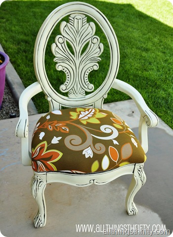 glazed chair