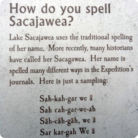 Sacajawea spelling