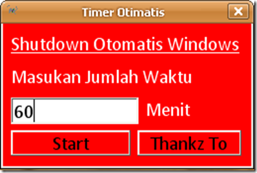 Shutdown Otomatis Windows