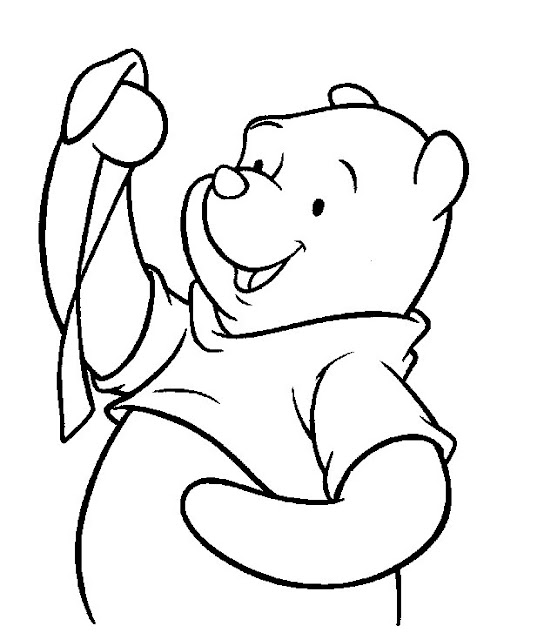DIBUJOS DE WINNIE POOH PARA COLOREAR