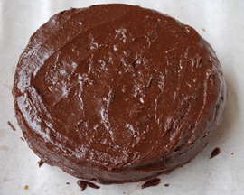 chocolate frosting