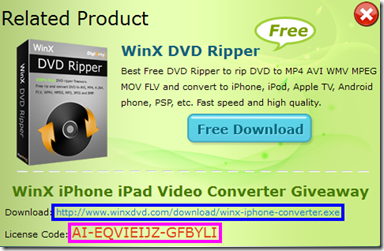 Link di download e attivazione di iPhone Video Converter