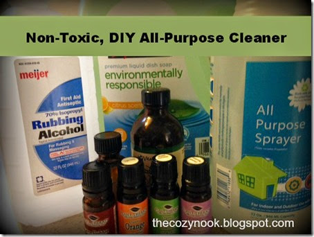 Non-Toxic, DIY All-Purpose Cleaner - The Cozy Nook