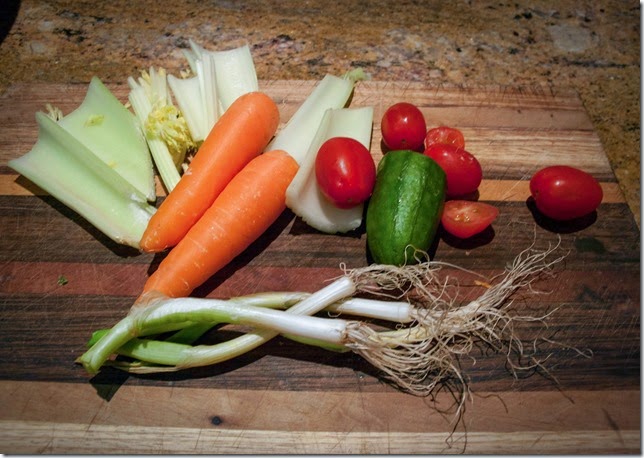 Still Life in Vegitables about to become soup