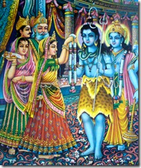 Marriage ceremony of Shiva and Parvati