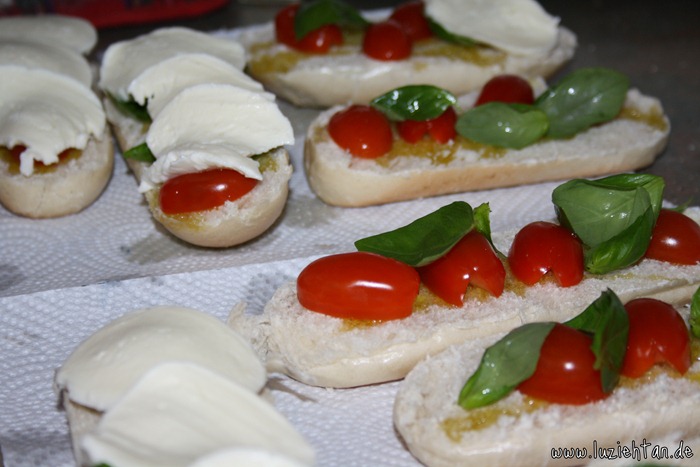 tomaten basilikum baguette — rezepte suchen