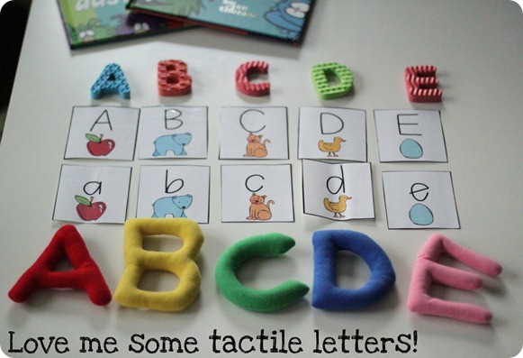 Tactile letters