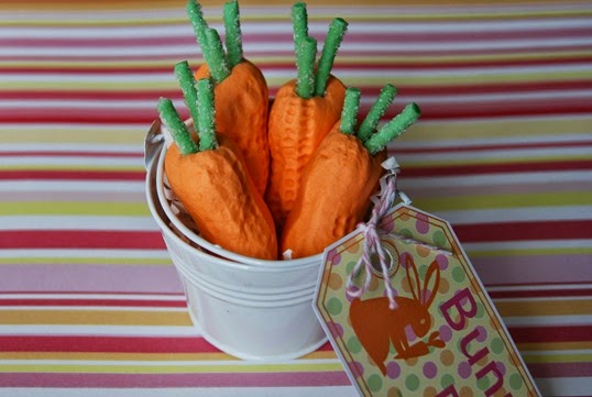 circus peanut carrots for Easter