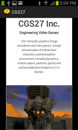 CGS27 Inc Responsive Web app