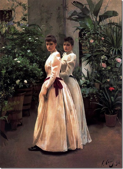 ramon casas i carbo_Retrato de las señoritas N.N. (1890)