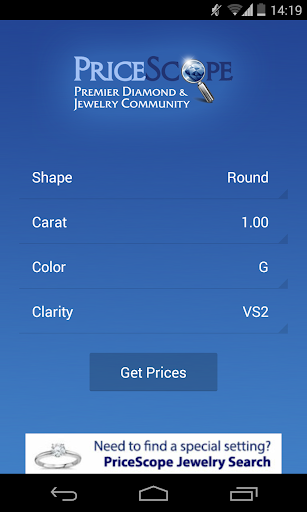 Diamond Price Calculator