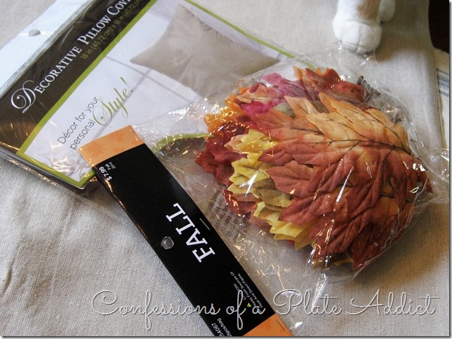 CONFESSIONS OF A PLATE ADDICT Pottery Barn Inspired Fall Wreath Pillow supplies