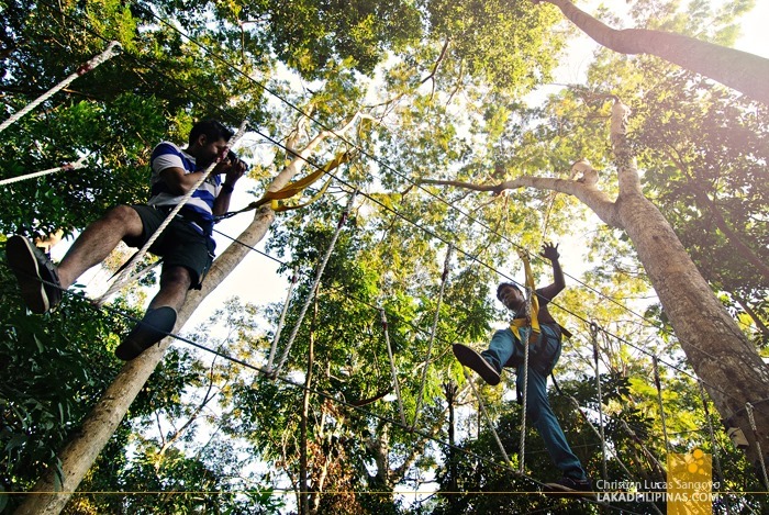 Walking Above the Ground at Subic's JEST Camp Adventure