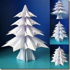 christmas tree paper airplaines