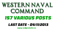 Western Naval Command Jobs 2013