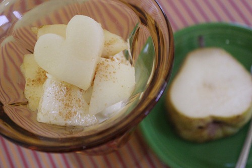 healthy sundae pears