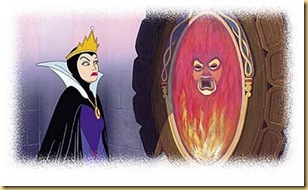 Snow White - wicked queen and her magic mirror