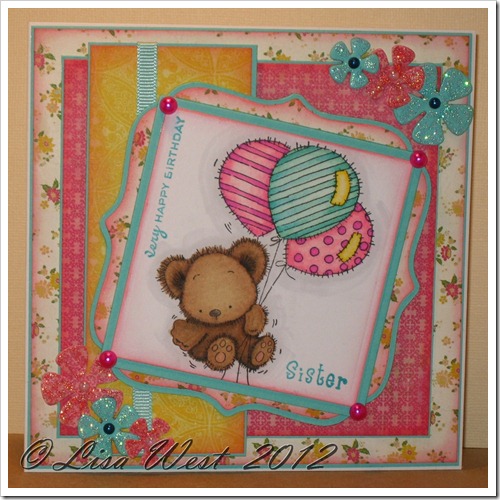 Patchwork Bunch of Balloons Card (2)