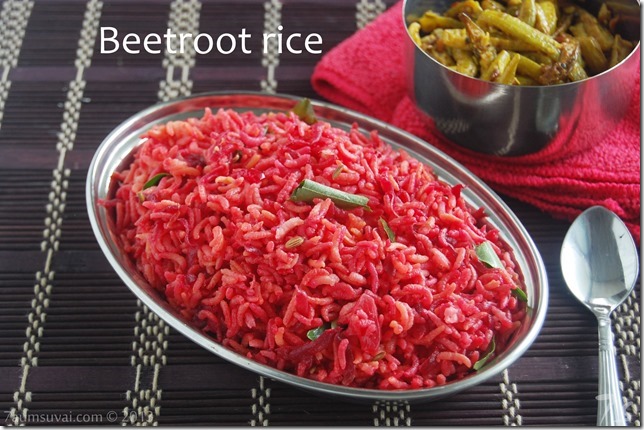 Beetroot rice