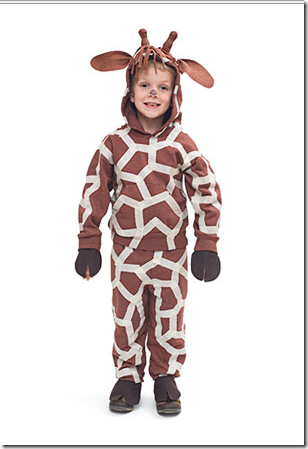 disfraz casero de jirafa
