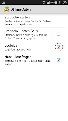 Hauptmenü - Offlinedaten.png c:geo Hauptmenü - Offlinedaten bearbeiten