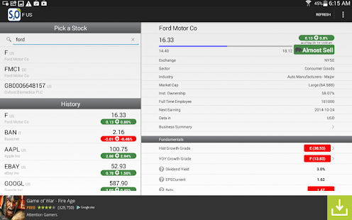 download Stock Value Analyzer Lite free