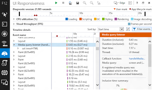 HTML5 scripting events