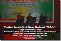 Tari “Mamosok” di Festival Lomba Seni Siswa Nasional, FLS2N TIngkat Provinsi Riau (6)