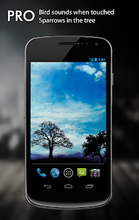 Blue Sky Pro Live Wallpaper Screenshot