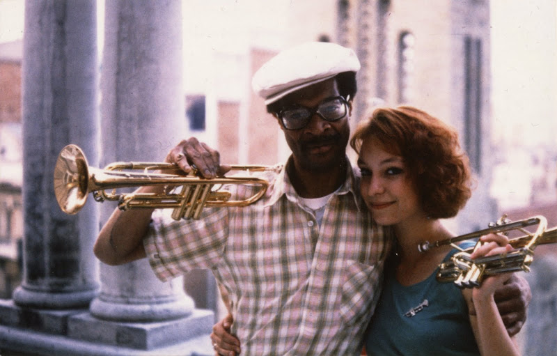 Madrid,1988 with fiance Woody Shaw, Photo by Jean Morant,Paris.jpg