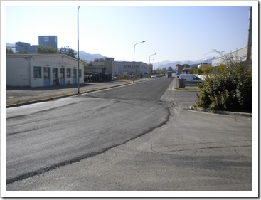 asfalto zona industriale