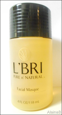 L'bri Pure and Natural Skincare facial masque