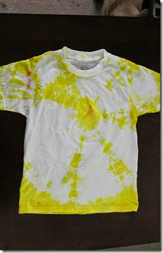 Yellow Tie Dyed Shirt