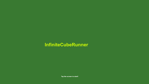 Infinite Cube Runner