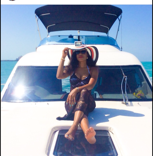 PHOTOS: Chika Ike living the Yacht Life In Dubai 6