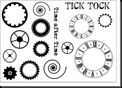 tick tock a5 plate