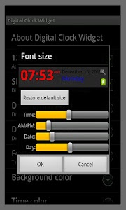 Digital Clock Widget – Digital Clock Widget displays time, date, day of