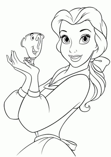 Princesas Disney Dibujos Para Colorear