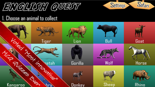 English Quiz Quest - 2nd grade