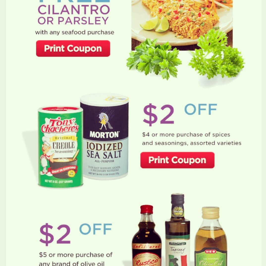 Melissa's Coupon Bargains 16 worth of Seafood Coupons from HEB