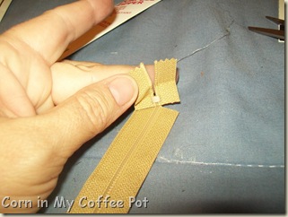 Yellow purse- Sewing 014