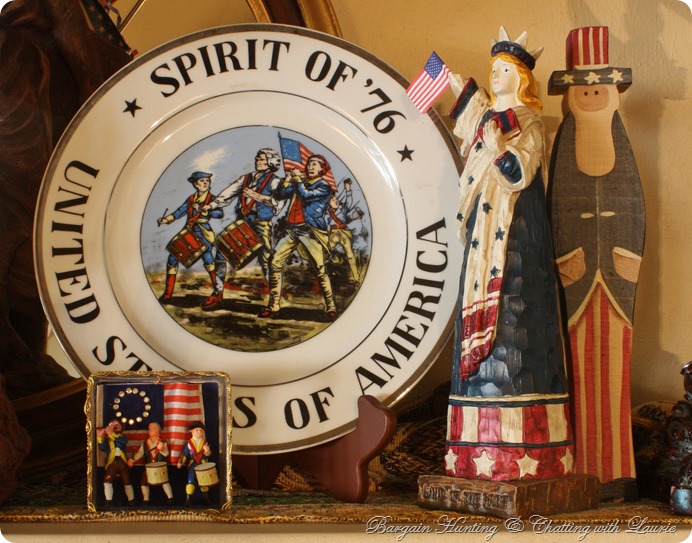 45h of July Mantel-Bargain Hunting with Laurie