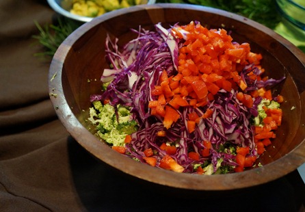 Asian Quinoa Salad Veggies